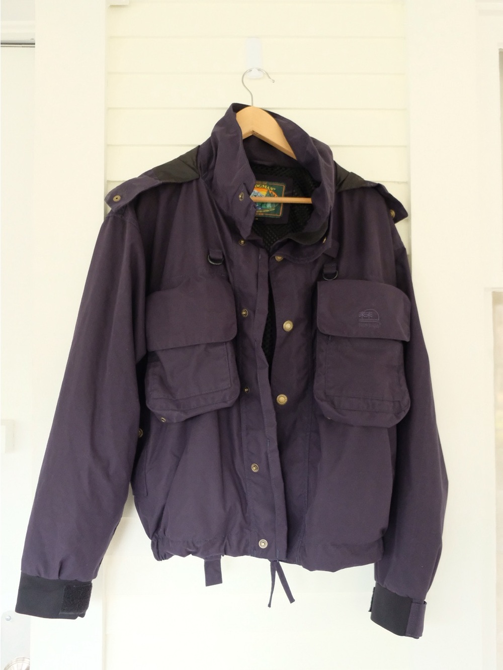 Vintage Hodgman 90s Fishing Outdoor Utility Men’s Jacket Size Small